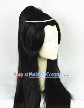 Ancient Chinese Black General Wig