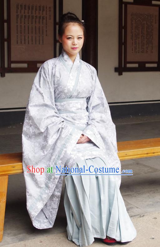 Chinese Hanfu Robe and Skirt for Women