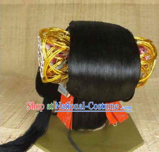 Asian Japanese Black Wig for Women