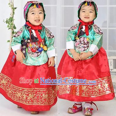 Asian Fashion online Korean Hanboks for Kids