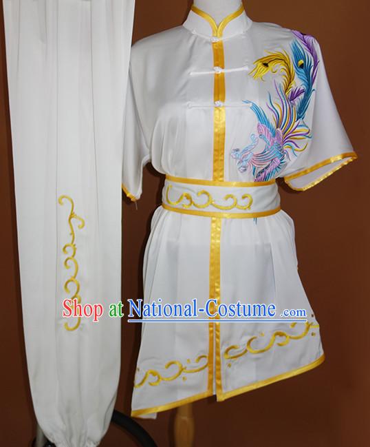 White Martial Arts Uniforms Complete Set