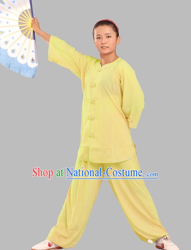 Top Tencel Kung Fu Clothes Complete Set for Adults or Kids