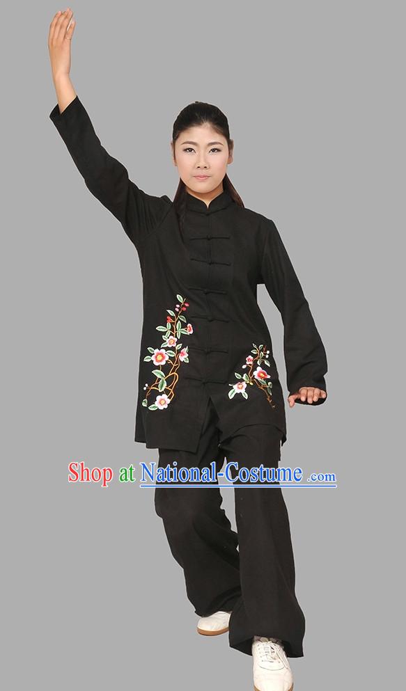 Long Sleeves Kung Fu Uniforms Complete Set