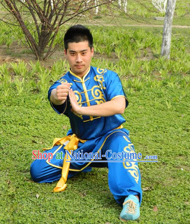 Supreme Kung Fu Uniform Hapkido Wooden Dummy Marshal Arts Aikido Krav Maga Complete Set