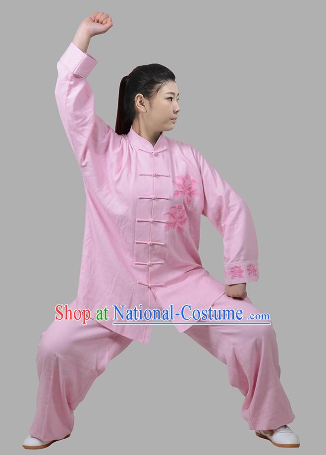 Kung Fu Uniform Hapkido Wooden Dummy Marshal Arts Complete Set