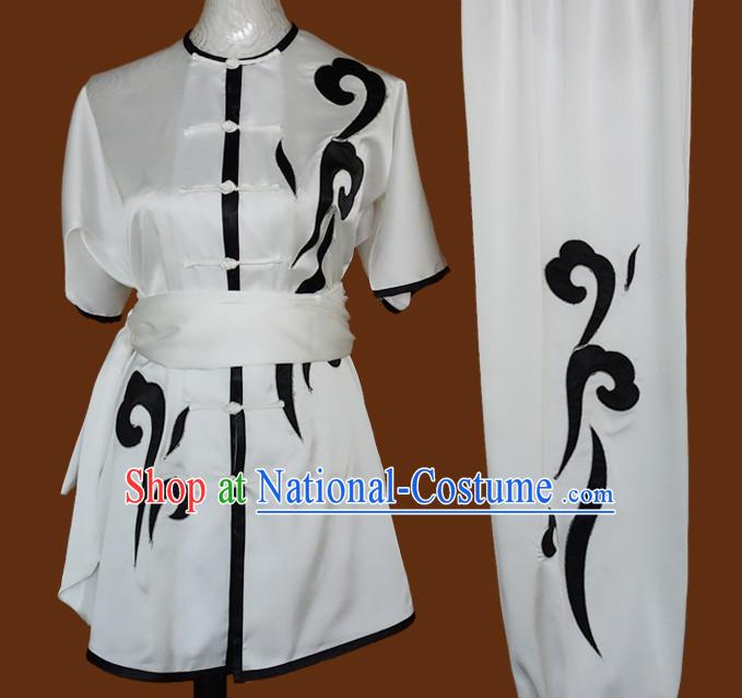 China Folk Wing Chun Kung Fu Wooden Dummy Practice Clothes