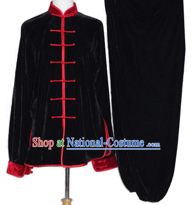 Long Sleeves Warm Velvet Taiji Clothing