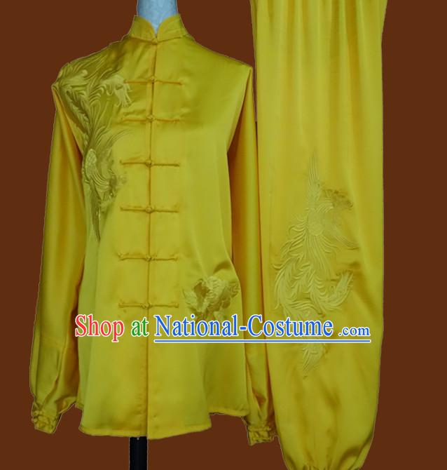 Top China Color Gold Taiji Suit