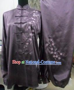 Top Flower Embroidered Tai Ji Competition Championship Suit