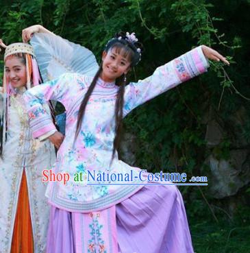 China Princess Dress Carnival Costumes Dance Costumes Traditional Costumes