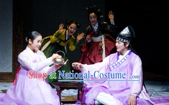 Korean Ancient Couple Hanbok Costumes Clothes Korean Clothing online