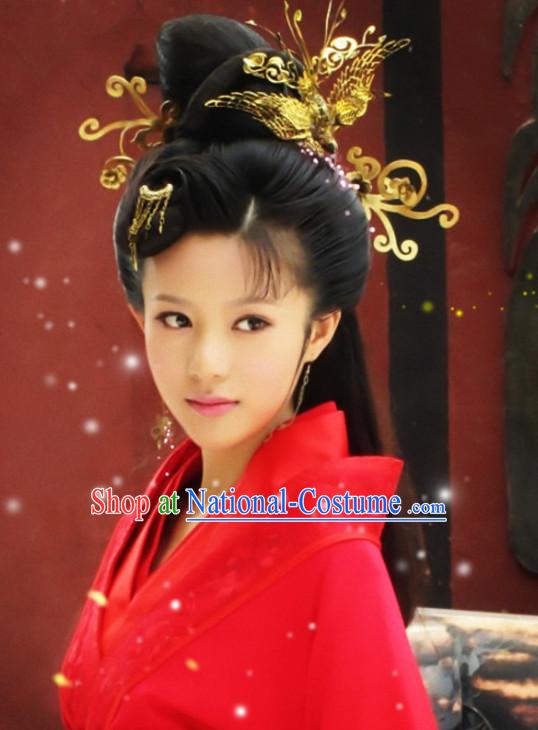 China Red Wedding Dress Carnival Costumes Dance Costumes Traditional Costumes for Women