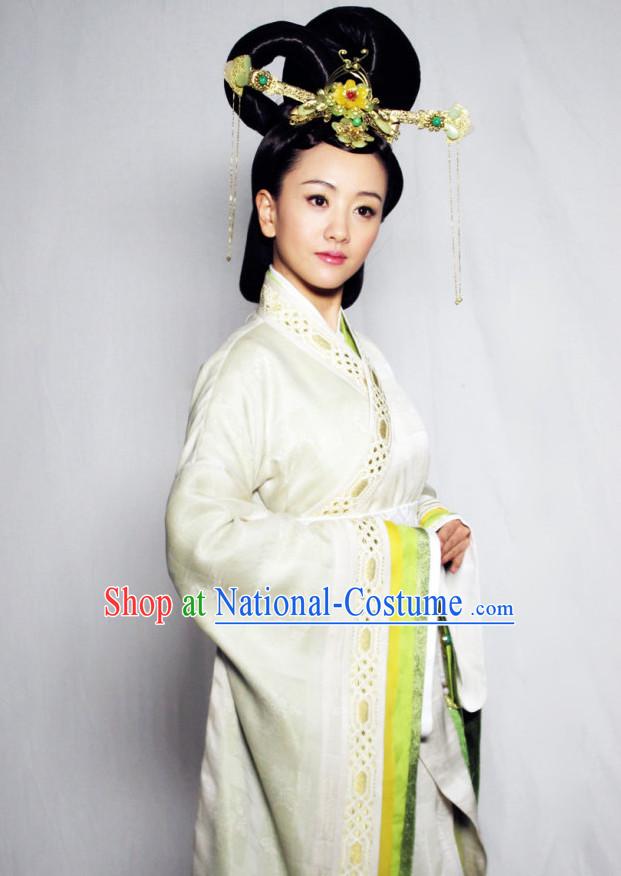 Chinese Classical Empress Clothing and Headpieces Complete Set