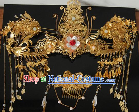 Chinese Traditional Bridal Accessories Bridal Headpieces Bridal Hair Combs Bridal Jewellery