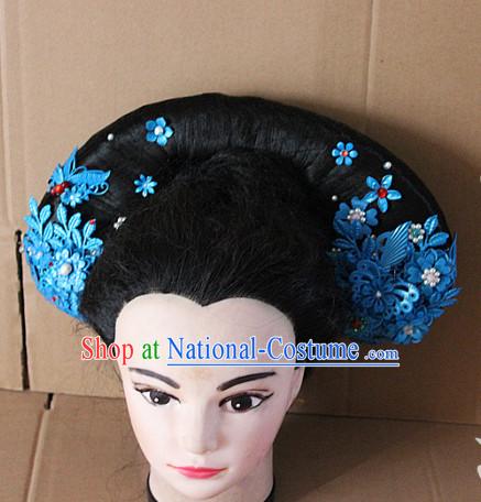 Top Chinese Qing Dynasty Empress Hair Accessories Headpieces Hair Combs Jewellery Complete Set