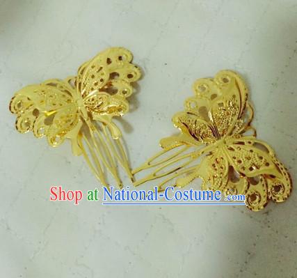 Chinese Traditional Butterfly Hair Clips