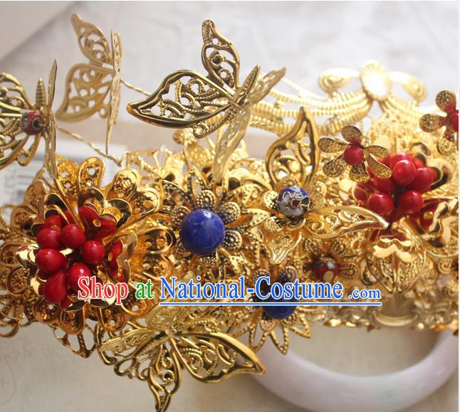 Chinese Traditional Hair Accessories Comb Fascinators Headbands Bridal Headpieces