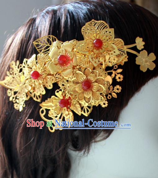 Chinese Traditional Handmade Hair Accessories Comb Fascinators Headbands Bridal Headpieces