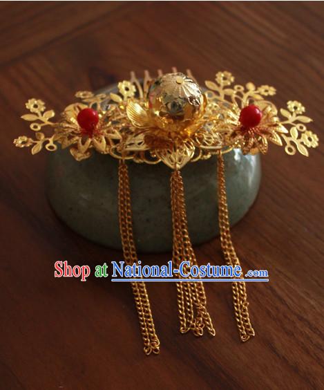 Chinese Traditional Handmade Hair Accessories Comb Fascinators Headbands Bridal Headpieces