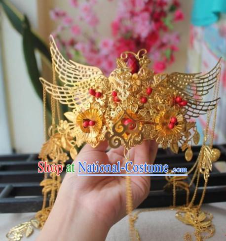 Chinese Traditional Hair Accessories Comb Fascinators Headbands Bridal Headpieces