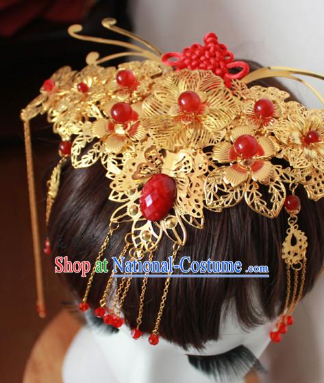 Chinese Traditional Handmade Hair Accessories Comb Fascinators Headbands Bridal Headpieces