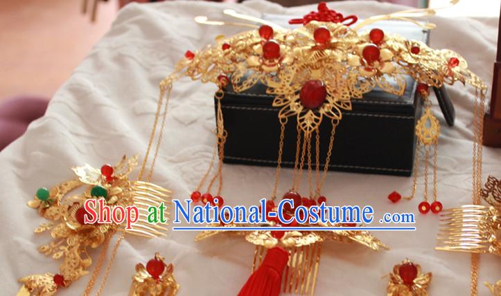 Chinese Traditional Hair Accessories Comb Fascinators Headbands Bridal Headpieces