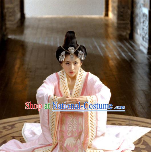 Chinese Ancient Empress Costumes and Hair Jewellry Complete Set