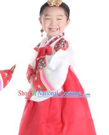 Asian Korean Hanbok Clothing for Kids