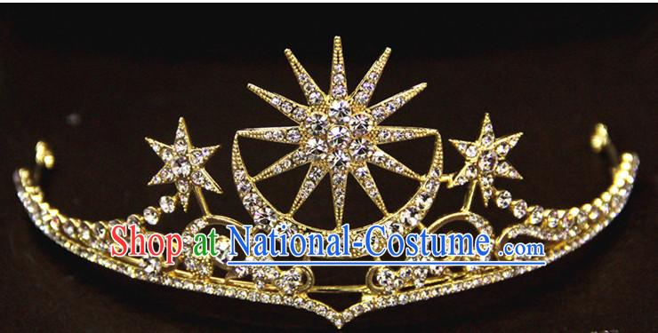 Top Bridal Baroque Style Queen Crown