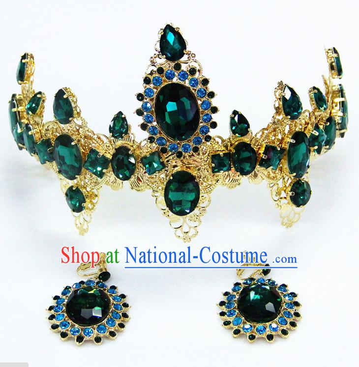 Top Bridal Baroque Style Queen Crown