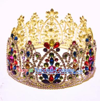 Top Bridal Baroque Style Queen Crown