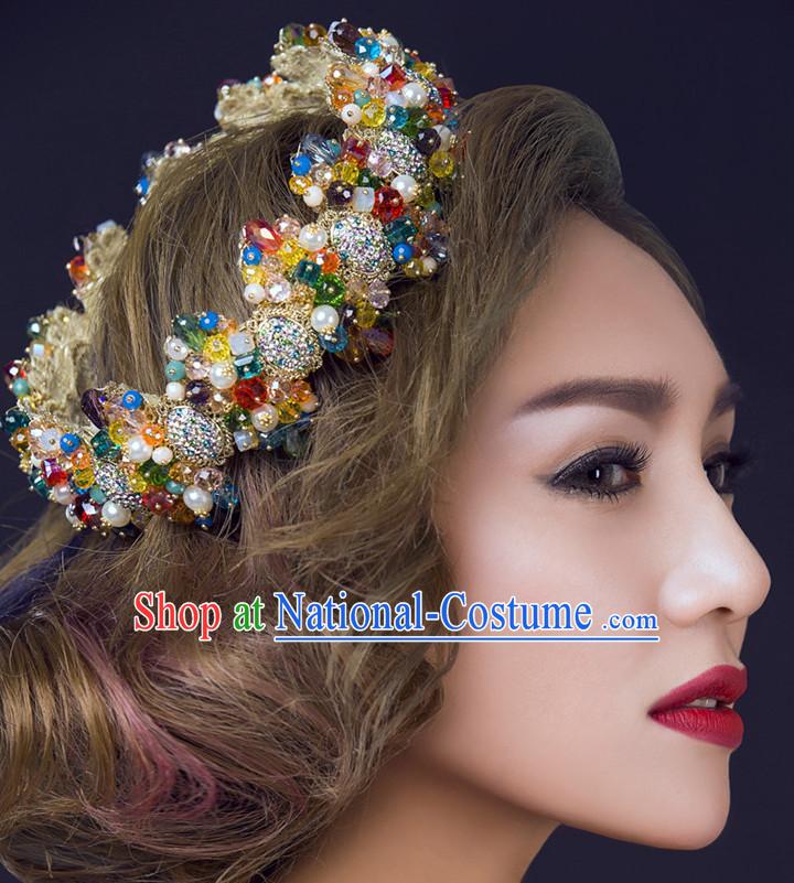 Top Bridal Baroque Style Queen Crown