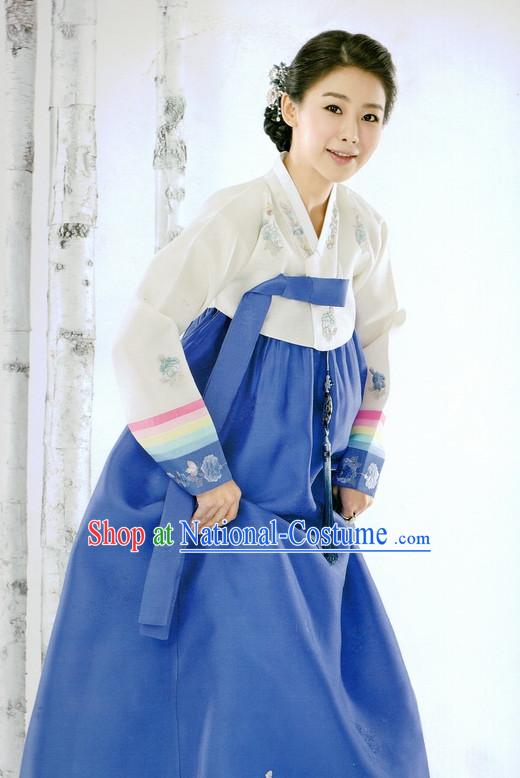 Korean Traditional Clothes Ceremonial Hanbok for Women