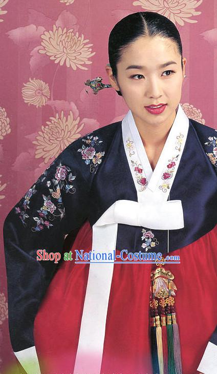 Dangui Korean Royal Costume Traditional Korean Queen Princess Ceremony Costumes for Women