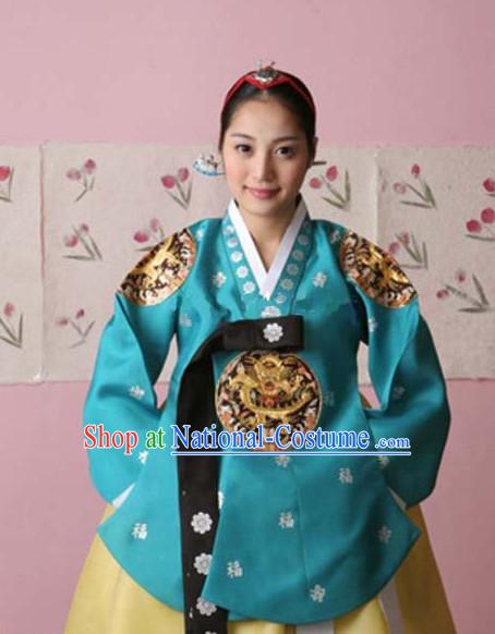 Dangui Korean Royal Costume Traditional Korean Queen Princess Ceremony Costumes for Women