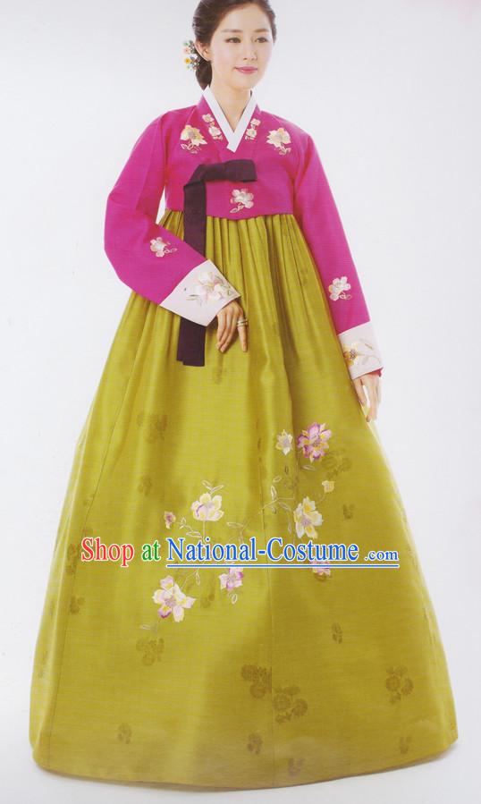 Korean Ceremonial Hanbok Wedding Dresses