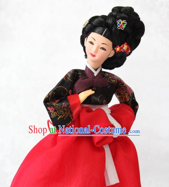 Korean Traditional Silk Figurine