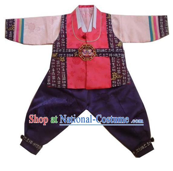 Traditional Korean Clothing Custom Made Boys Hanbok for Birthday