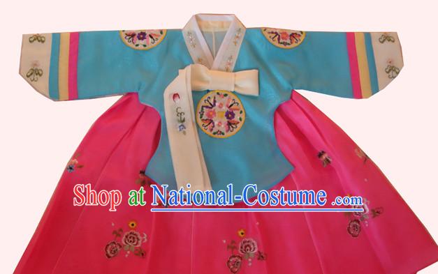 Traditional Korean Clothing Custom Made Baby Dangwi Hanbok for Birthday Party Halloween