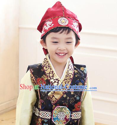 Korean Traditional Kids Hanbok Hat for Boys