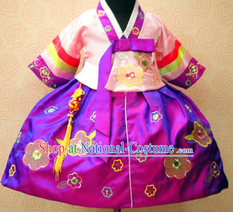 Korean Traditional Dresses Dance Costumes for Kids