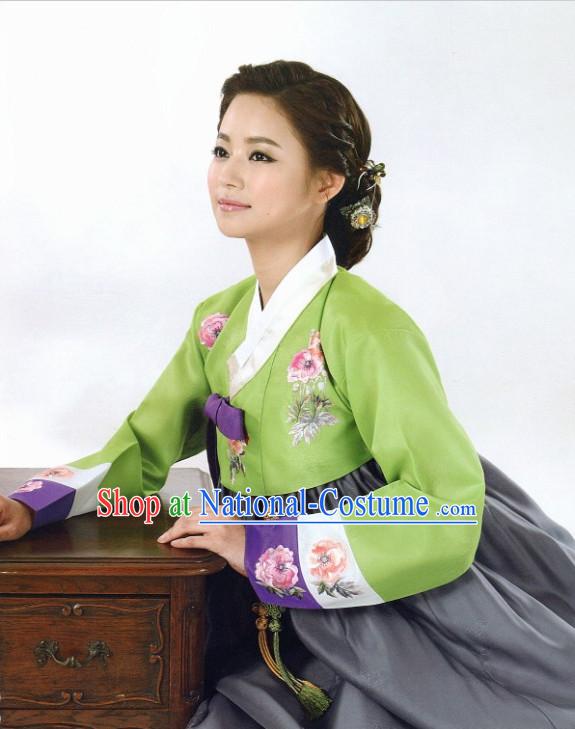 Korean Traditional Hanbok Dress Ceremonial Clothing Korean Fashion Shopping online for Women