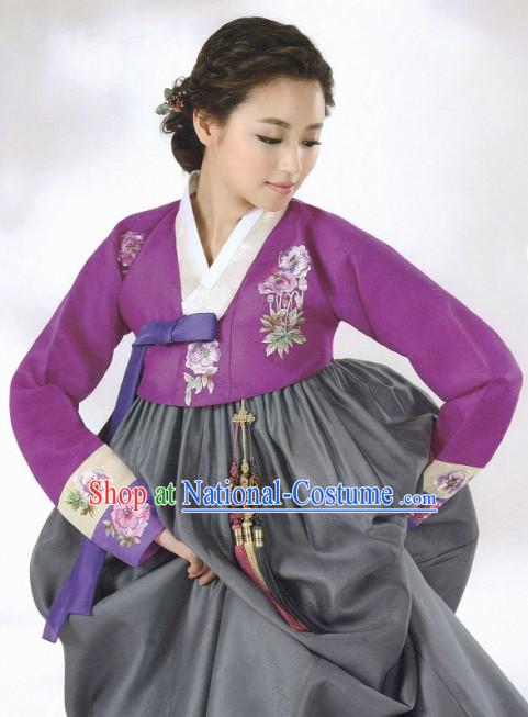 Korean Traditional Hanbok Dress Ceremonial Clothing Korean Fashion Shopping online for Women