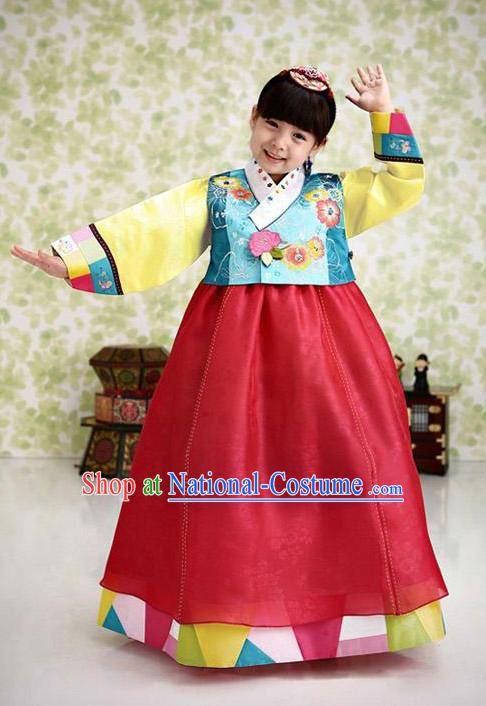 Korean Traditional Girl Hanbok Dress Ceremonial Clothing Korean Fashion Shopping online