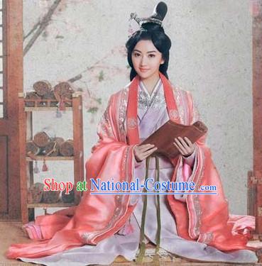 Chinese Princess Royal Costumes and Hair Accessories Complete Set