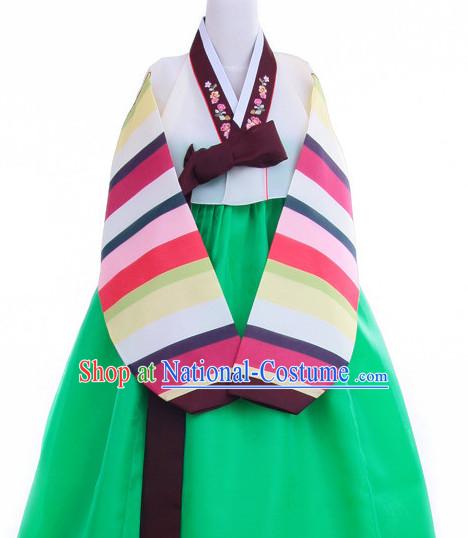 Top Korean Hanbok Dancing Costumes Girls Dancewear