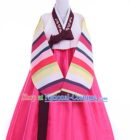 Top Korean Hanbok Dancing Costumes Girls Dancewear