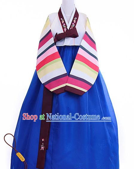 Top Korean Hanbok Dance Costumes Girls Dancewear