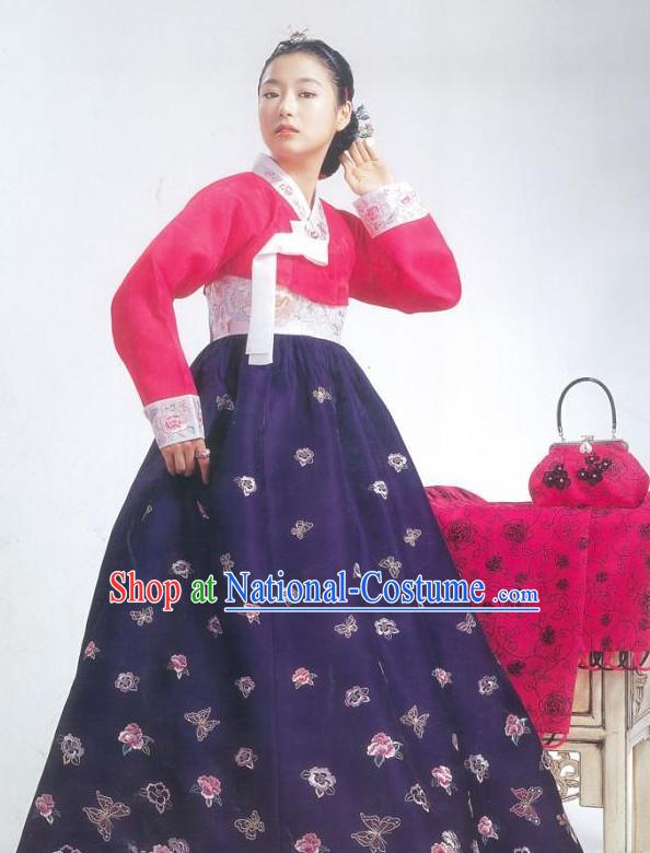 Top Korean Folk Dress online Traditional Costumes National Costumes for Girls