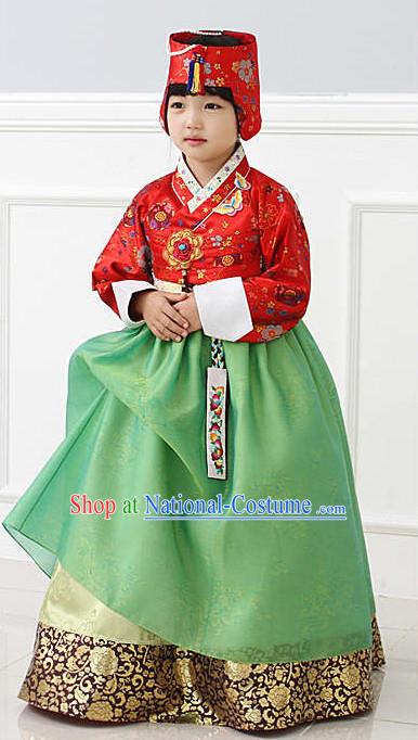 Top Korean National Costumes Kids Fashion Traditional Korean Clothing